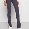 MAMALICIOUS MLELAINE SLIT - Legging - Graystone