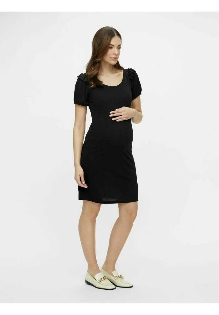MAMALICIOUS MLFILINE - Robe En Jersey - Black – Image 2