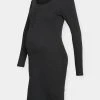 MAMALICIOUS MLNILA LIA DRESS - Robe En Jersey - Black