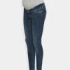 MAMALICIOUS MLVERMONT - Jean Slim - Medium Blue Denim