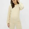 MAMALICIOUS Blouse - Almond Oil