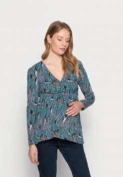 MAMALICIOUS NURSING - T-shirt à Manches Longues - Mallard Blue