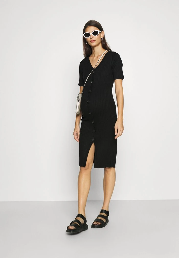 MAMALICIOUS MLDIA DRESS - Robe Pull - Black – Image 2