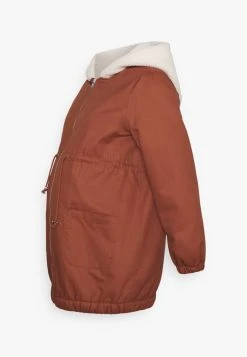 MAMALICIOUS SOFIA JACKET - Manteau Classique - Friar Brown/beige