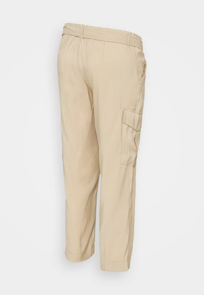 MAMALICIOUS MLBENITA 7/8 WOVEN PANTS - Pantalon Cargo - Beige – Image 2