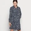 MAMALICIOUS MLGLOMMA SHIRT DRESS - Robe Chemise - Navy Blazer/snow White