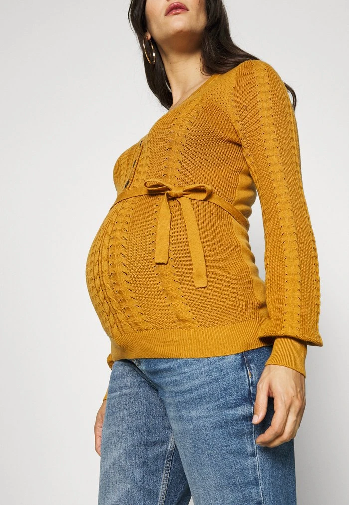 MAMALICIOUS MLOVA LIA - Pullover - Spruce Yellow – Image 7