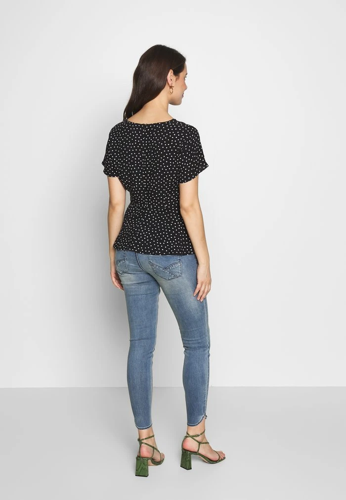 MAMALICIOUS MLLAVAL SPLIT - Jean Slim - Light Blue Denim – Image 3