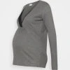 MAMALICIOUS MLKEHLA TESS - T-shirt à Manches Longues - Grey Melange