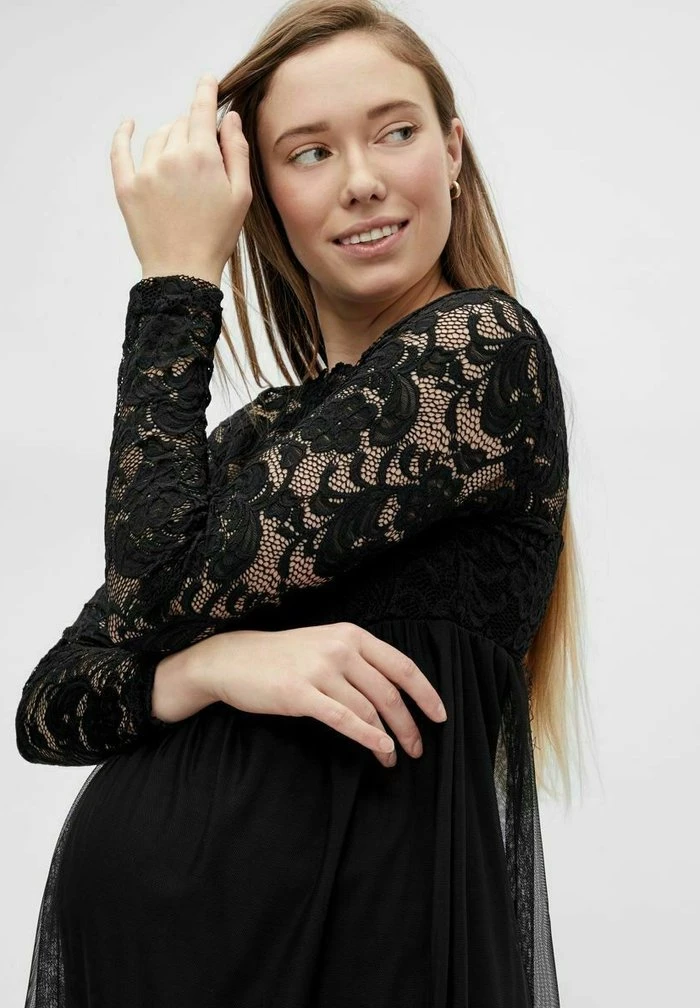 MAMALICIOUS MLMIVANA - Robe De Soirée - Black – Image 4