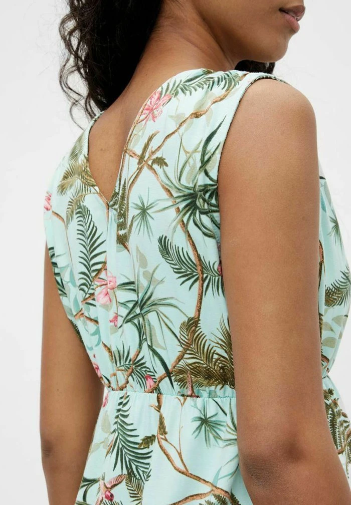 MAMALICIOUS - Robe Longue - Bleached Aqua – Image 5