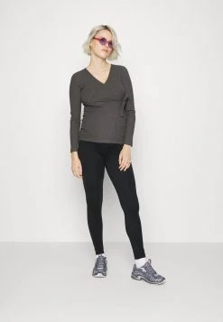 MAMALICIOUS MLCHANTELLE 2 PACK - Legging - Black