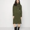 MAMALICIOUS SUNN HIGH NECK DRESS - Robe Pull - Four Leaf Clover