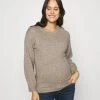 MAMALICIOUS Pullover - Silver Mink Melange