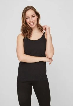 MAMALICIOUS NURSING TOP 2 PACK - Débardeur - Black, White