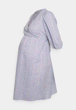 MAMALICIOUS GINGER DRESS - Robe De Jour - Whitecap Gray