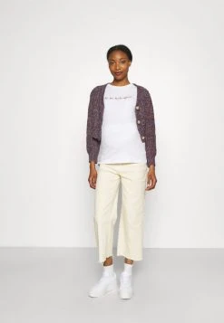 MAMALICIOUS MLMARYA CROPPED CARDIGAN - Gilet - Autumn Leaf/multi Colored