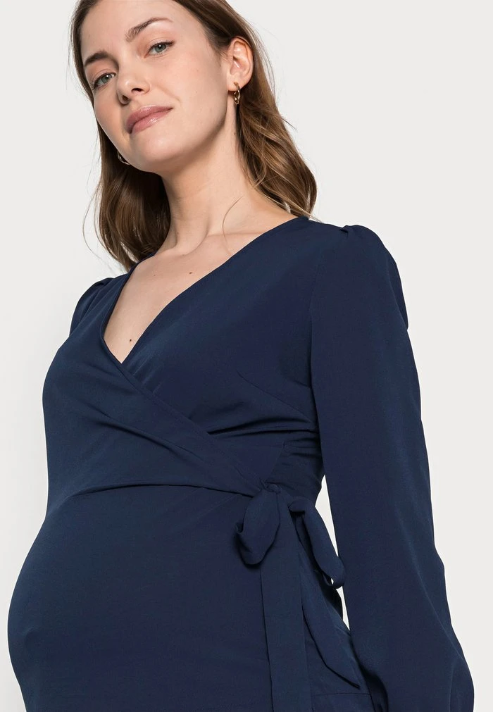 MAMALICIOUS MLNEWCAYA - Blouse - Peacoat – Image 4