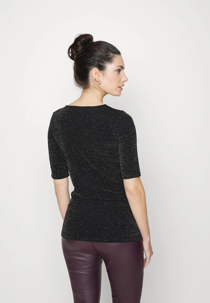 MAMALICIOUS MLGLITTERY - T-shirt Basique - Black – Image 3