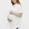 MAMALICIOUS PCMSILLU - Chemisier - Bright White