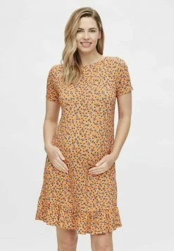 MAMALICIOUS MLAYA - Robe En Jersey - Yolk Yellow