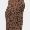 MAMALICIOUS MLENNE SKIRT - Minijupe - Bombay Brown
