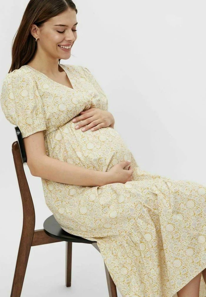 MAMALICIOUS MLSUNNI - Robe De Jour - Yolk Yellow – Image 6