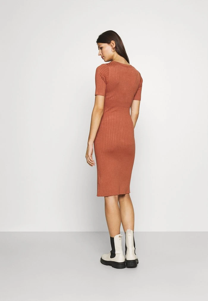 MAMALICIOUS MLDIA DRESS - Robe Pull - Copper Brown – Image 3