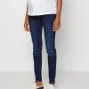 MAMALICIOUS MLDAYTON - Jean Slim - Dark Blue Denim