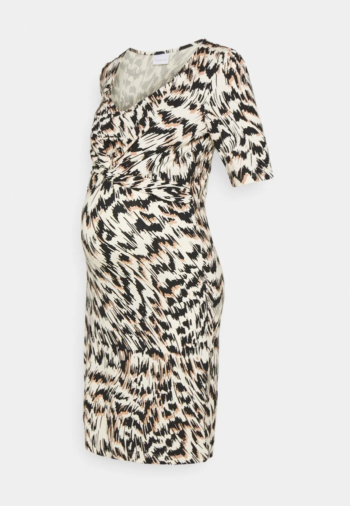 MAMALICIOUS MLGINGER JUNE - Robe En Jersey - Ecru