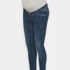 MAMALICIOUS MLHAMPSHIRE SLIM - Jeans Skinny - Dark Blue Denim