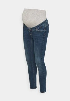 MAMALICIOUS MLHAMPSHIRE SLIM - Jeans Skinny - Dark Blue Denim