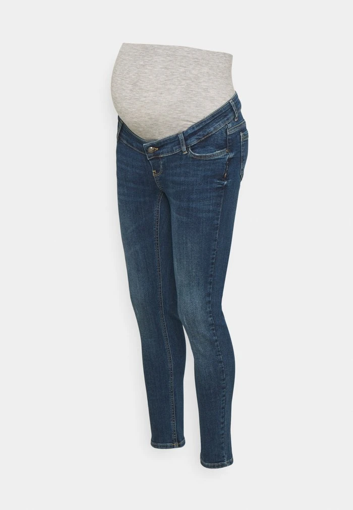 MAMALICIOUS MLHAMPSHIRE SLIM - Jeans Skinny - Dark Blue Denim