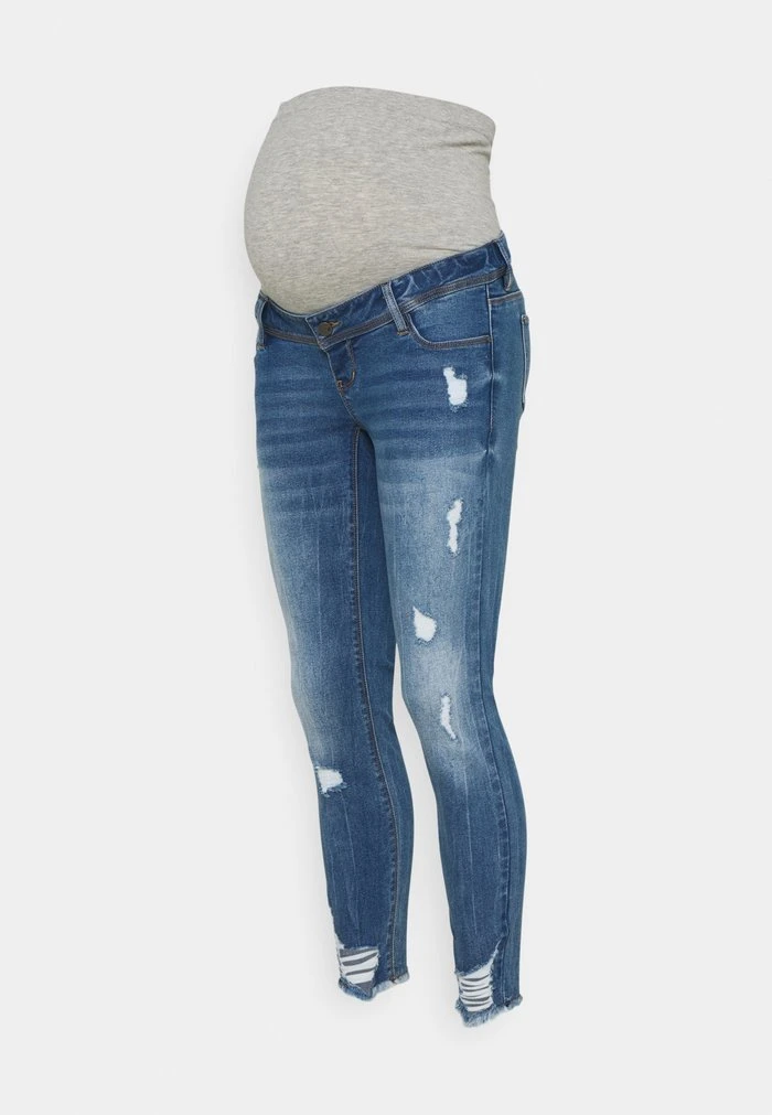 MAMALICIOUS MLTARAGONA - Jean Slim - Medium Blue Denim