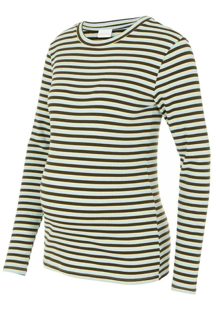 MAMALICIOUS MLNINA - T-shirt à Manches Longues - Placid Blue – Image 5