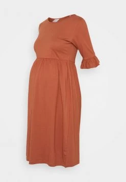 MAMALICIOUS MLHAZEL DRESS - Robe En Jersey - Copper Brown