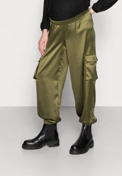 MAMALICIOUS MLASA PANT - Pantalon De Survêtement - Deep Lichen Green