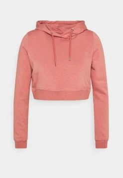 MAMALICIOUS MLENIA CROPPED - Sweat à Capuche - Desert Sand Melange