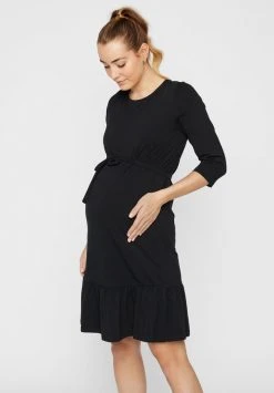 MAMALICIOUS Robe En Jersey - Black
