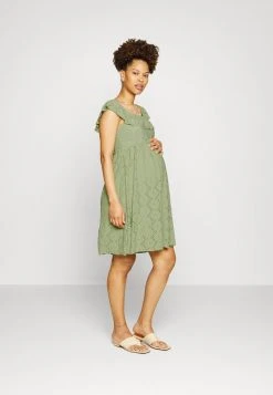 MAMALICIOUS MINNI DRESS - Robe En Jersey - Desert Sage