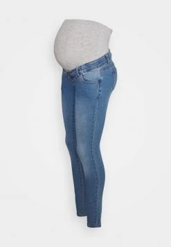 MAMALICIOUS MLONO - Jeans Skinny - Light Blue Denim Washed