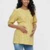MAMALICIOUS Blouse - Amber Gold