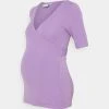 MAMALICIOUS MLKOLETTE TESS - T-shirt Imprimé - Viola