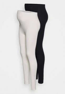MAMALICIOUS MLMALOU 2 PACK - Legging - Black/white