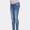 MAMALICIOUS MLNEWYORK - Jean Slim - Medium Blue Denim