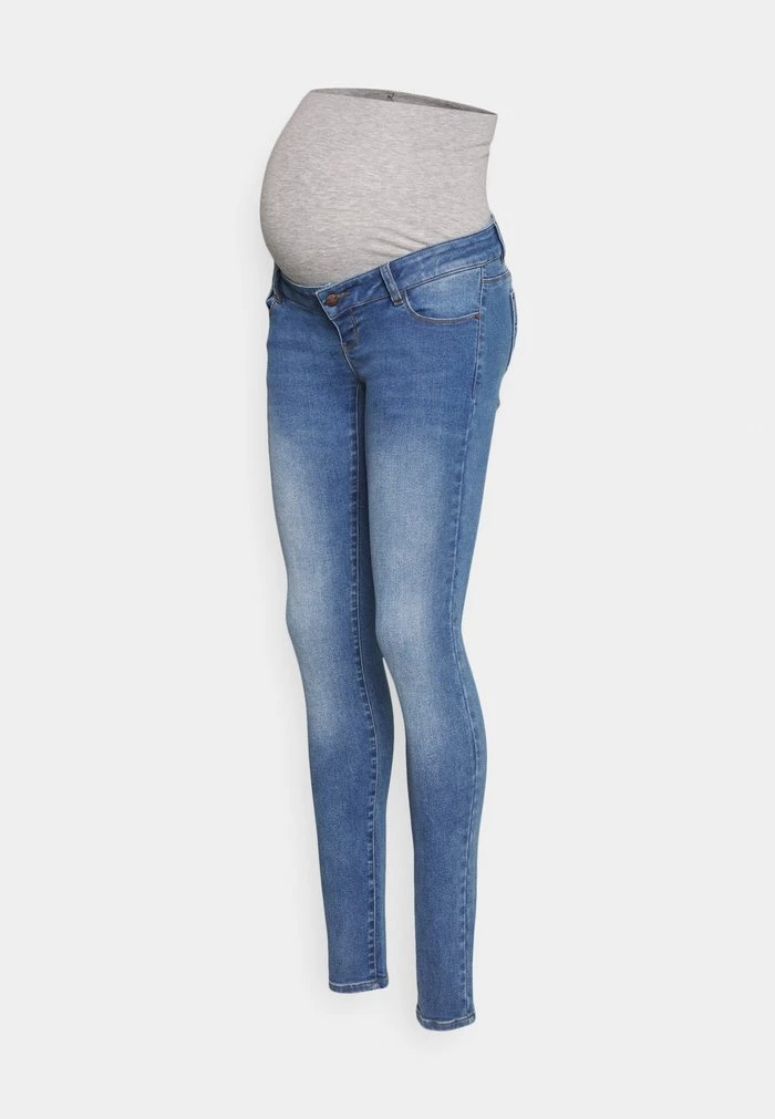 MAMALICIOUS MLNEWYORK - Jean Slim - Medium Blue Denim