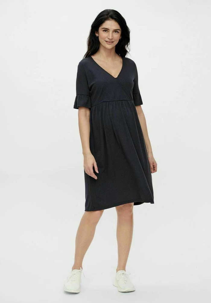 MAMALICIOUS MLREVA - Robe De Jour - Dark Navy – Image 2