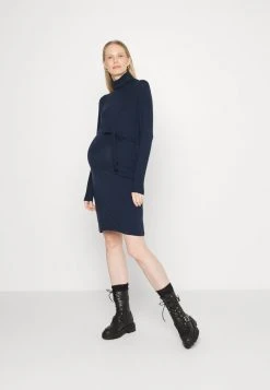 MAMALICIOUS MLIZA DRESS - Robe En Jersey - Navy Blazer
