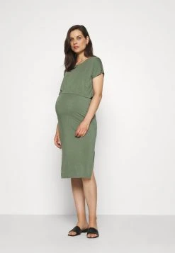 MAMALICIOUS NURSING DRESS - Robe En Jersey - Sea Spray Melange