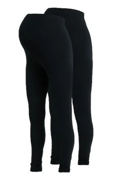 MAMALICIOUS MLLEA LONG 2 PACK - Legging - Black